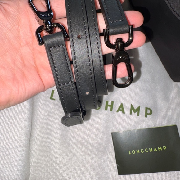 Brand New LE PLIAGE XTRA XS HANDBAG Black leather - Picture 6 of 7